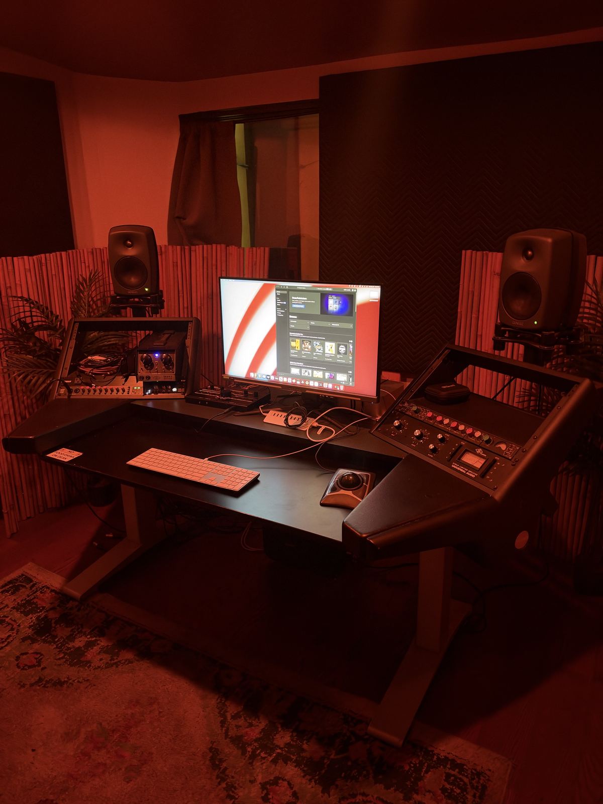 Room B — desk and monitors