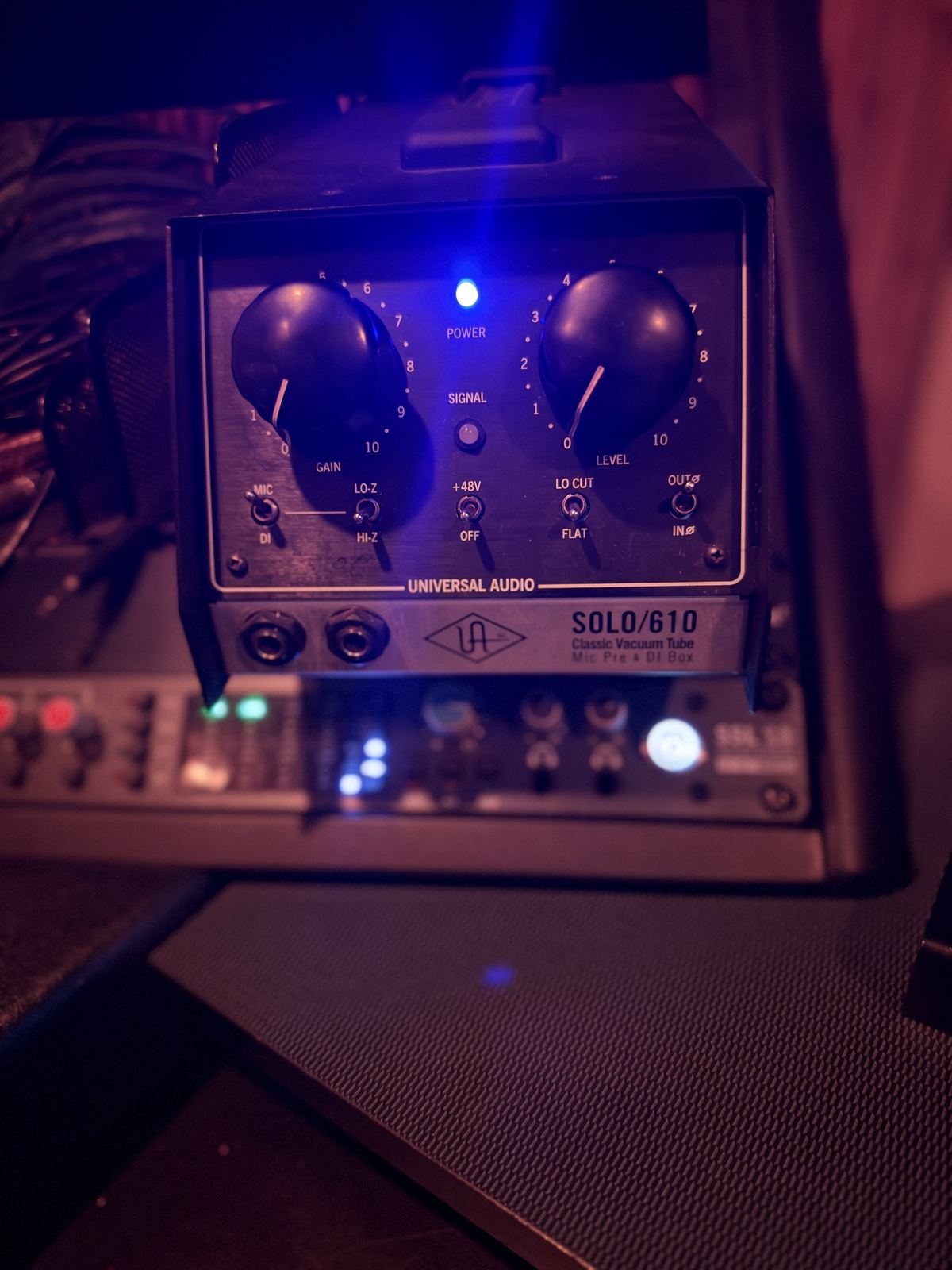 Room B rack — Universal Audio SOLO/610